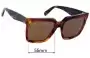 Sunglass Fix Ersatzgläser für Celine CL 40055I - 55mm Wide 