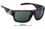 Sunglass Fix Lentes de Repuesto para Dragon Deadlock - 61mm Wide 