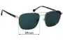 Sunglass Fix Verres de Remplacement pour Deus Ex Machina DEUS Sun Rx 4 - 59mm Wide 