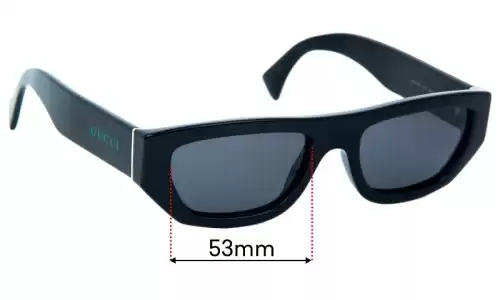 Gucci GG1134S Replacement Lenses 53mm wide 