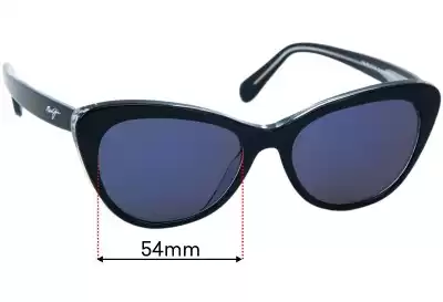 Maui Jim MJ818 Kalani Verres de Remplacement 54mm wide 