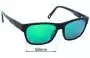 Sunglass Fix Replacement Lenses for Nautica N6208S - 58mm Wide 