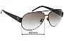 Sunglass Fix Ersatzgläser für Roberto Cavalli Tanzanite 509S - 60mm Wide 