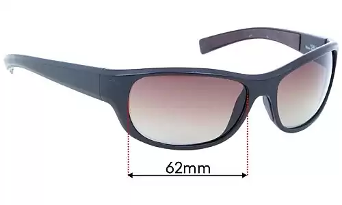 Vuarnet Pouilloux VL1522 Replacement Lenses - 62mm Vuarnet Pouilloux VL1522 Replacement Sunglass Lenses - 62mm