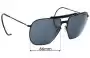 Sunglass Fix Replacement Lenses for Zeiss Competition 9917 - 66mm Wide 