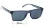 Sunglass Fix Lentes de Repuesto para Arnette Bandra AN4298 - 55mm Wide 