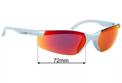 Arnette Point AN4026 Replacement Lenses 72mm wide 