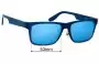 Sunglass Fix Verres de Remplacement pour Carrera CA 5534 - 53mm Wide 