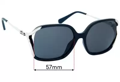 Coach HC8280U Replacement Lenses 57mm wide 