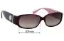 Sunglass Fix Replacement Lenses for Coach S464 Keri - 57mm Wide 