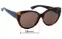 Sunglass Fix Replacement Lenses for Christian Dior Lady 1RF - 58mm Wide 