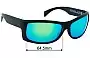 Sunglass Fix Ersatzgläser für Maui Jim MJ848 Equator - 64mm Wide 
