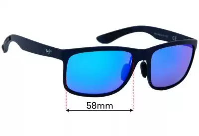 Maui Jim MJ449 Huelo Verres de Remplacement 58mm wide 