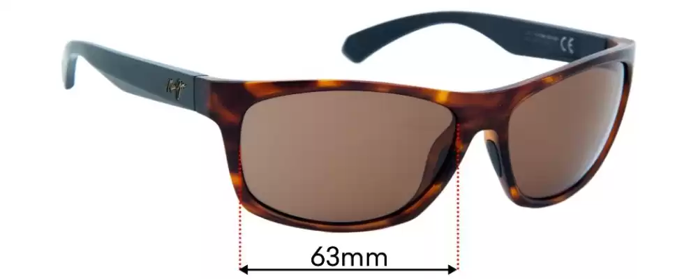 thumbnail image 2 of Maui Jim Local Kine Maui Jim Castaway #Mj187-01m Brown Polarized Sunglasses W/ Case - (68 Byron Bay 2 of 11