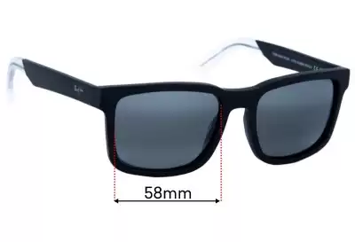 Maui Jim MJ862 Stone Shack Verres de Remplacement 55mm wide 