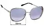 Sunglass Fix Lentes de Repuesto para Michael Kors MK1090 Amsterdam - 59mm Wide 