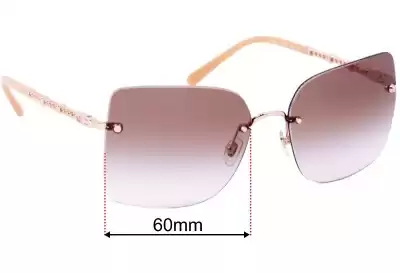 Michael Kors MK1057 Aurelia Lentes de Repuesto 60mm wide 