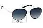 Sunglass Fix Lentes de Repuesto para Michael Kors MK1071 Aventura - 59mm Wide 