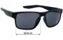 Sunglass Fix Verres de Remplacement pour Nike EV1002 Essential Venture - 60mm Wide 