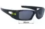 Sunglass Fix Verres de Remplacement pour Oakley Crankcase OO9165 - 56mm Wide 
