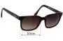 Sunglass Fix Replacement Lenses for Peter Morrissey 1312107 - 51mm Wide 