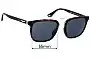 Sunglass Fix Replacement Lenses for Police Origins 35 SPLB41 - 55mm Wide 