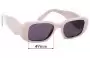 Sunglass Fix Ersatzgläser für Prada SPR17W - 49mm Wide 
