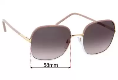 Prada SPR67X Replacement Lenses 58mm wide 