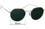 Sunglass Fix Replacement Lenses for Ray-Ban RB3565 Jack - 53mm Wide 