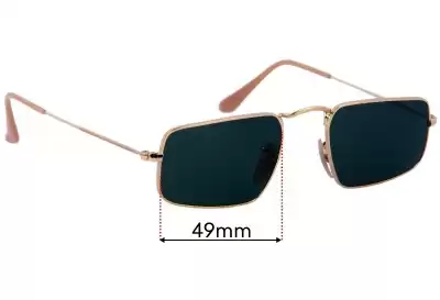 Ray-Ban RB3957 Julie Replacement Lenses 49mm wide 