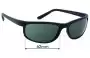 Sunglass Fix Replacement Lenses for Ray-Ban RB2027 Predator 2 - 62mm Wide 