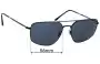 Sunglass Fix Replacement Lenses for Ray-Ban RB3666 - 56mm Wide 