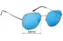 Sunglass Fix Replacement Lenses for Ray-Ban RB3682F - 54mm Wide 