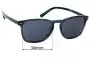 Sunglass Fix Replacement Lenses for Specsavers Monkfish Sun Rx - 56mm Wide 