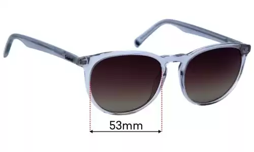 Timberland TB1696 Replacement Lenses 53mm wide 