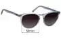 Sunglass Fix Replacement Lenses for Timberland TB1696 - 53mm Wide 