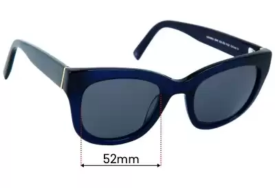 Warby Parker Gemma Verres de Remplacement 52mm wide 
