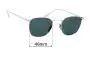 Sunglass Fix Replacement Lenses for Bailey Nelson  Theodore - 48mm Wide 