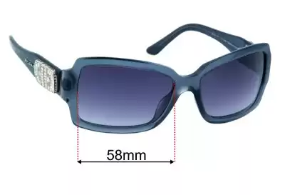 Bvlgari 8001-B Replacement Lenses 58mm wide 