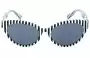 Carla Zampatti Sun Rx 14 Replacement Sunglass Lenses - Front View 