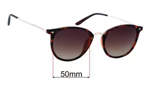 Carolina Lemke CL1623-2 Sadmer Replacement Lenses Carolina Lemke CL1623-2 Sadmer Replacement Sunglass Lenses