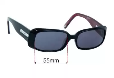 Coach S427 Megan Replacement Lenses 55mm wide 