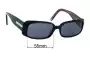 Sunglass Fix Ersatzgläser für Coach S427 Megan - 55mm Wide 