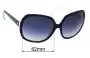 Sunglass Fix Replacement Lenses for Dita Supa Dupa - 62mm Wide 