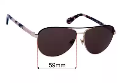 Kate Spade EmilyAnn/S Replacement Lenses 59mm wide 