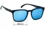 Sunglass Fix Replacement Lenses for Liive Alik - 54mm Wide 