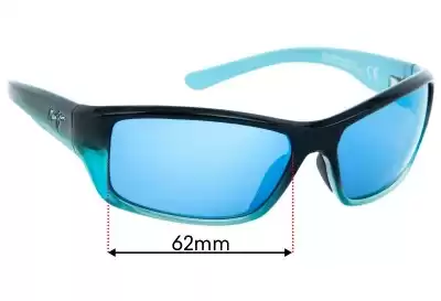 Maui Jim MJ792 Barrier Reef Verres de Remplacement 62mm wide 