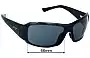 Sunglass Fix Replacement Lenses for Maui Jim MJ255 Nine Palms - 66mm Wide 