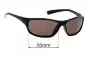 Sunglass Fix Verres de Remplacement pour Nike EV0603 Rabid - 63mm Wide 