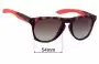 Sunglass Fix Replacement Lenses for Nike EV1020 Navigator R - 54mm Wide 